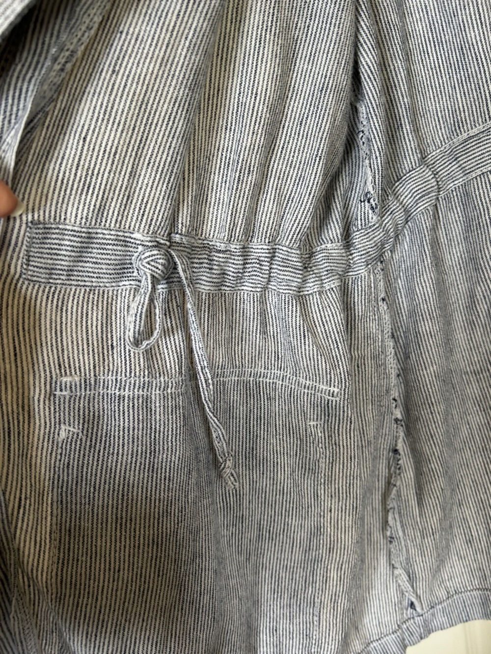 Croft & Barrow Blue Drawstring Utility Jacket - Picture 7 of 12